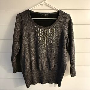 August Silk Women’s long sleeve evening wear Size M